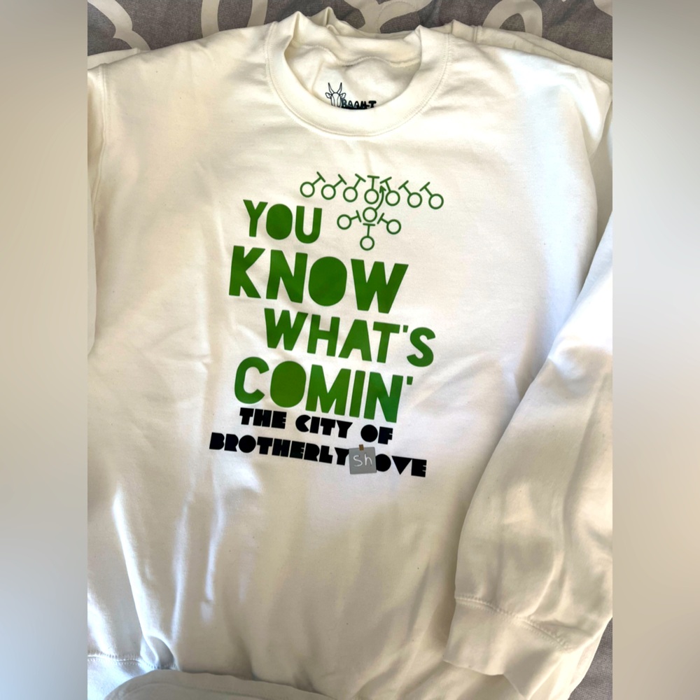 EAGLES “brotherly shove” crewneck